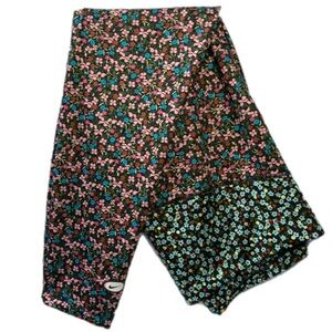 Nike Active Yoga Workout Pants 1X EUC Great ditzy florals! 15101